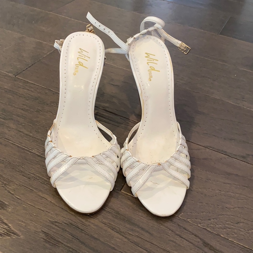 Wild Pair White Heels
